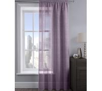 Velosso Alessandria Sheer Voile Panel Slot Top in Mauve | Size: 137 cm width x 229 cm drop Velosso Mauve 137 cm width x 229 cm drop
