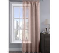 Velosso Alessandria Sheer Voile Panel Slot Top in Pink | Size: 137 cm width x 183 cm drop Velosso Pink 137 cm width x 183 cm drop