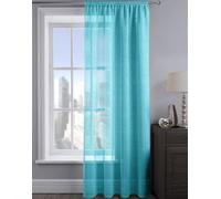 Velosso Alessandria Sheer Voile Panel Slot Top - Teal