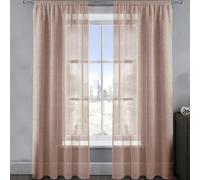 Velosso Alessandria Sparkle Slot Top Voile Panel - Blush Pink