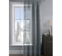 Velosso Alessandria Sparkle Slot Top Voile Panel - Charcoal