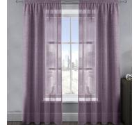 Velosso Alessandria Sparkle Slot Top Voile Panel - Mauve