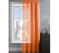 Velosso Alessandria Sparkle Slot Top Voile Panel - Orange