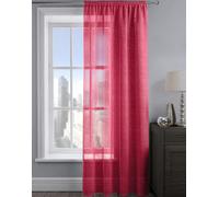Velosso Alessandria Sparkle Slot Top Voile Panel - Red