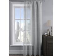Velosso Alessandria Sparkle Slot Top Voile Panel - Silver