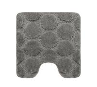 Velosso Bathroom Bath Mat, Ultra Soft Absorbent Microfiber, Anti Slip Backing, Quick Dry, Plush Bathroom Floor Mat for Shower & Tub - Easy Care (Charcoal, 50cm x 80cm (Bath Mat))