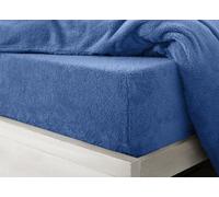 Velosso Blue Teddy Fitted Sheet Single