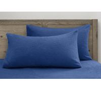 Velosso Blue Teddy Pillowcase Pair 50Cm X 75Cm