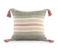 Velosso Blush Aztec Tassle Filled Cushion 43Cm X 43Cm