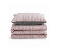 Velosso Blush Glitter Cord Duvet Cover And Pillowcase Set Single