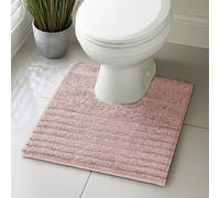 Velosso Blush Linear Bath Pedestal Mat Cashmere Feel