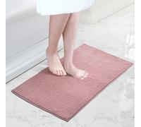 Velosso Blush Shaggy Noodle Bath Pedestal Mat Anti Slip Bathmat