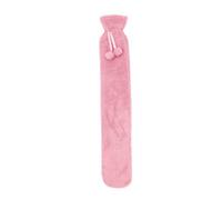 Velosso Blush Teddy Fleece Extra Long Hot Water Bottle 72Cm X 12Cm