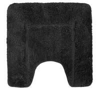 Velosso Cashmere Feel Bath/ Pedestal Mat Anti Slip Bathmats in Black | Size: Small Velosso Black Small