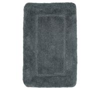 Velosso Cashmere Feel Bath/ Pedestal Mat Anti Slip Bathmats in Charcoal | Size: Large Velosso Charcoal Large