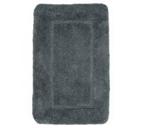 Velosso Charcoal Cashmere Feel Bath Pedestal Mat Anti Slip Bathmat