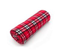 Velosso Cosy Fleece Soft Touch Blanket - Printed, Machine Washable Throw For Sofa, Bed, Couch - Size 127X152 Cm - Red