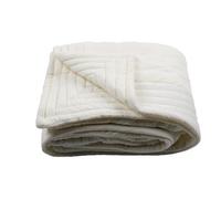 Velosso Elegant Cosy Thermal Quilted Throw Blanket With Velvet Border For Sofa, Bed, Couch - Soft Touch, 150Cm X 200Cm - Cream