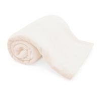 Velosso Elegant Cream Super Soft Fleece Plush Throw - Modern Decor Chic Accessory With Minimalist Design - Cream