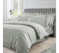 Velosso Elegant Embossed Design Duvet Cover & Pillowcase Set in Light Green | Size: Double Velosso Light Green Double