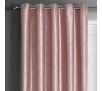 Velosso Evisa Thermal Dimout Ready Made Eyelet Curtains - Blush Pink
