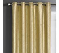 Velosso Evisa Thermal Dimout Ready Made Eyelet Curtains in Mustard | Size: 168 cm width x 137 cm drop Velosso Mustard 168 cm width x 137 cm drop