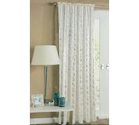 Velosso Geneva Slot Top Voile Panel - 150cm x 182cm - Cream
