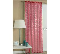 Velosso Geneva Slot Top Voile Panel - 150cm x 228cm - Red