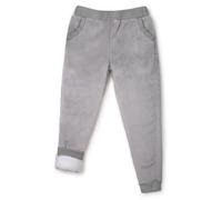 Velosso Grey Flannel Sherpa Lined Jogger Bottoms Medium