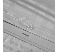 Velosso Grey Helios Duvet Cover And Pillowcase Set Double