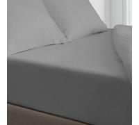 Velosso Grey Microfibre Fitted Sheet Single