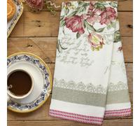 Velosso Kitchen Trends Cotton Floral Printed Tea Towel 3 Pack - Multi - One size