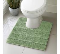 Velosso Lexington Bath/ Pedestal Mat Cashmere Feel Bathmats in Green | Size: Small Velosso Green Small