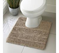 Velosso Lexington Bath/ Pedestal Mat Cashmere Feel Bathmats in Natural | Size: Large Velosso Natural Large