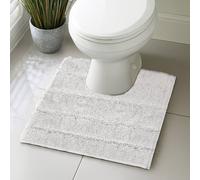 Velosso Lexington Bath/ Pedestal Mat Cashmere Feel Bathmats in White | Size: Small Velosso White Small