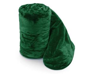 Velosso Luxurious Ultra-Soft Plush Faux Mink Fur Throw Blanket - 150Cm X 200Cm , For Sofa, Bed - Emerald