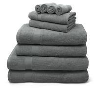 Velosso Luxury 100% Egyptian Cotton Towels 550gsm - Soft & Absorbent Cotton Towels in Grey Velosso Grey