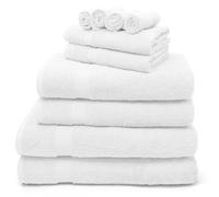 Velosso Luxury 100% Egyptian Cotton Towels 550gsm - Soft & Absorbent Cotton Towels in White Velosso White