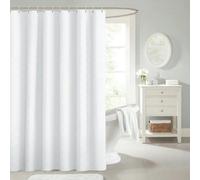 Velosso Luxury Dots Shower Curtains - White