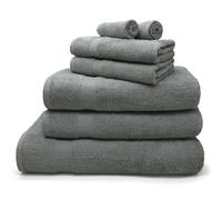 Velosso Luxury Egyptian Cotton Towels 550gsm Grey - Grey - Face cloth