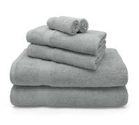 Velosso Luxury Egyptian Cotton Towels 550gsm Platinum - Platinum - Face cloth