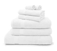 Velosso Luxury Egyptian Cotton Towels 550gsm White - White - Face cloth