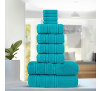 Velosso Luxury Everyday 100% Cotton Towels - Super Absorbant and Soft - Teal - Teal - Bath Sheet