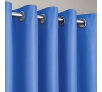 Velosso Manhattan Thermal Blackout Ready Made Eyelet Curtains in Blue | Size: 228 cm width x 228 cm drop Velosso Blue 228 cm width x 228 cm drop