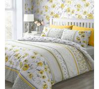 Velosso Memphis Printed Cotton Blend Duvet Cover and Pillowcase Set - Multi - Double