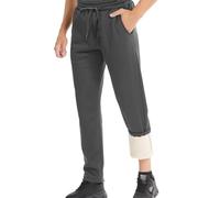 Velosso Mens Thermal Sherpa Jogger Pants Jersey Joggers with Sherpa Fleece Lining Winter Casual Lounge Pants Running Hiking Sweatpants (UK, Alpha, L, Regular, Regular, Charcoal)