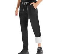 Velosso Mens Thick Thermal Sweatpants Flannel Trousers Winter Warm Tracksuit Bottoms Drawstring Pockets Fluffy Sherpa Fully Lined Joggers Casual Lounge Fitness (UK, Alpha, S, Regular, Regular, Black)