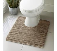Velosso Natural Linear Bath Pedestal Mat Cashmere Feel