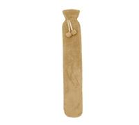 Velosso Natural Teddy Fleece Extra Long Hot Water Bottle 72Cm X 12Cm