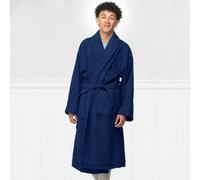 Velosso Navy 100% Cotton Bath Robe